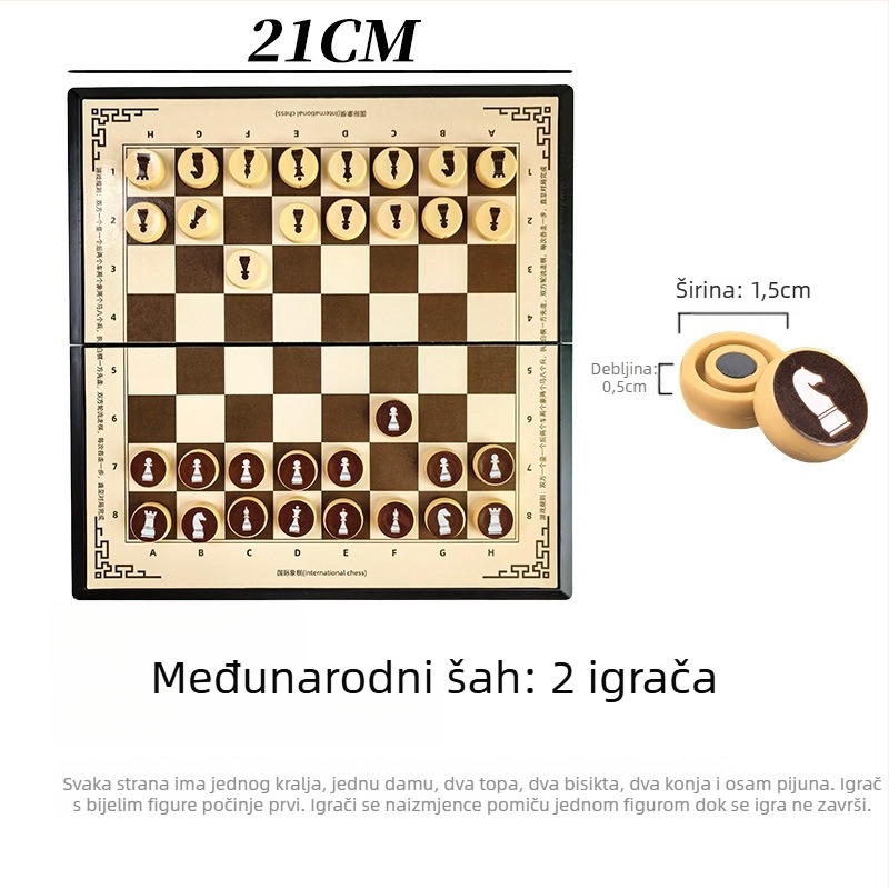 Magnetska avanturistička društvena igra za djecu – edukativna puzzle igra, Le zai, plastika