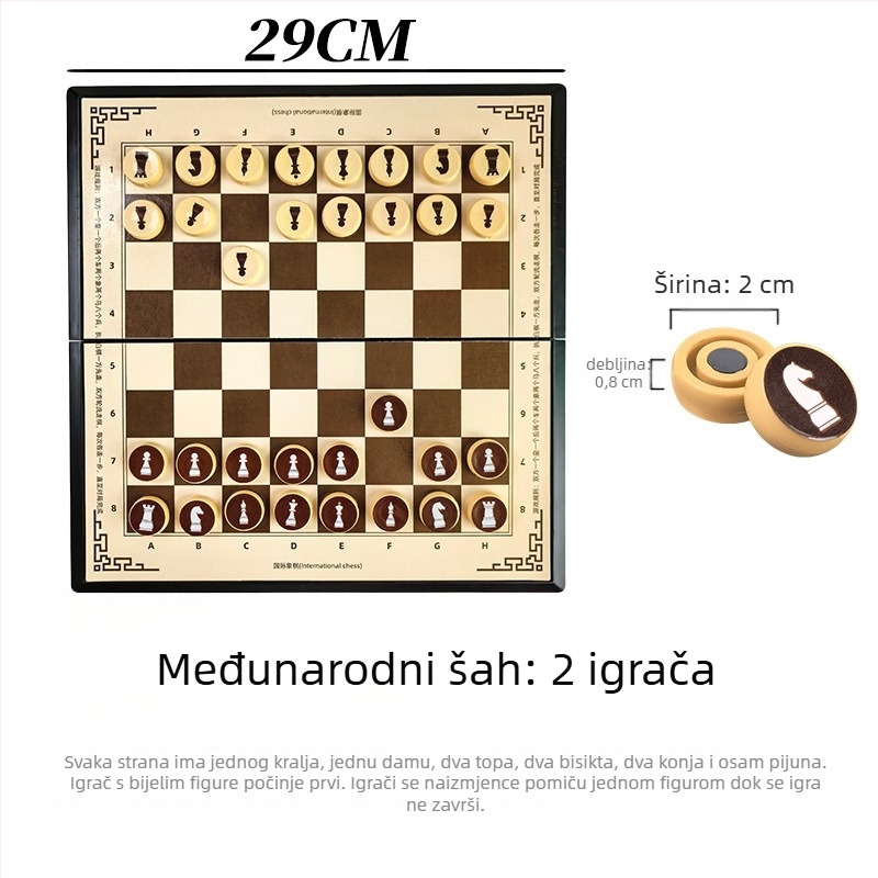 Magnetska avanturistička društvena igra za djecu – edukativna puzzle igra, Le zai, plastika