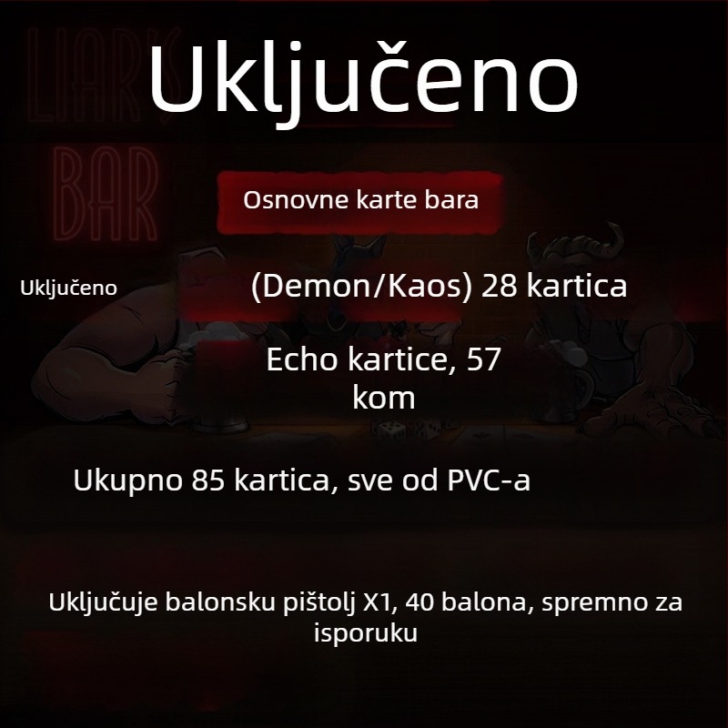 Društvena igra s poker kartama, fizička offline verzija, za uzrast 14+