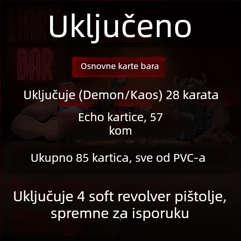 Društvena igra s poker kartama, fizička offline verzija, za uzrast 14+