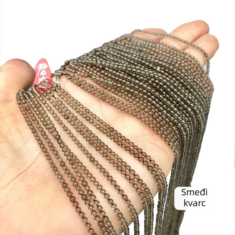 Prirodne kamenje - okrugle perle - rezanje iz sirovog ruda - Junsheng Jewelry - Podrijetlo: Brazilija