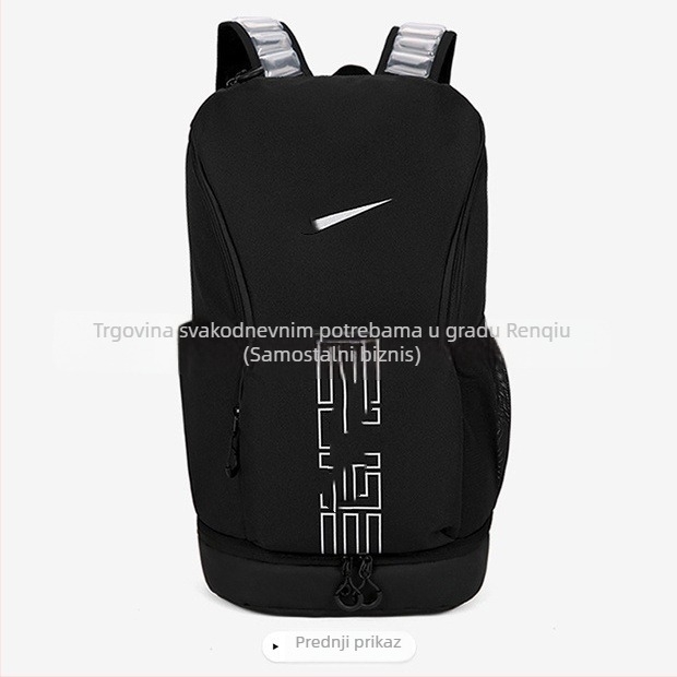 Unisex sportski ruksak s jastučićem zraka na remenima, otporan na habanje, zaštita kralježnice, veliki kapacitet za aktivnosti na otvorenom