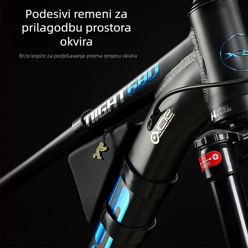 Trokutna biciklistička torba za Brompton okvir – poliesterska, kapacitet oko 500 ml, marka Mummy, model Medium