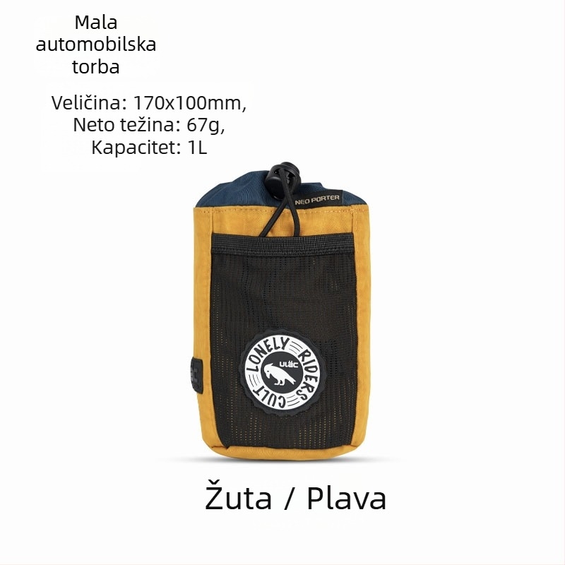 Torba za bicikl s izoliranim držačem za bocu vode, platnena, kapacitet 1L/1,1L, modeli PB1/PB4, prednje ramno skladištenje