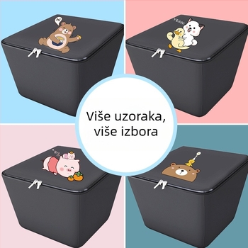 Han Pi Bear torba za košaricu električnog bicikla s prednjim vodootpornim pokrovom