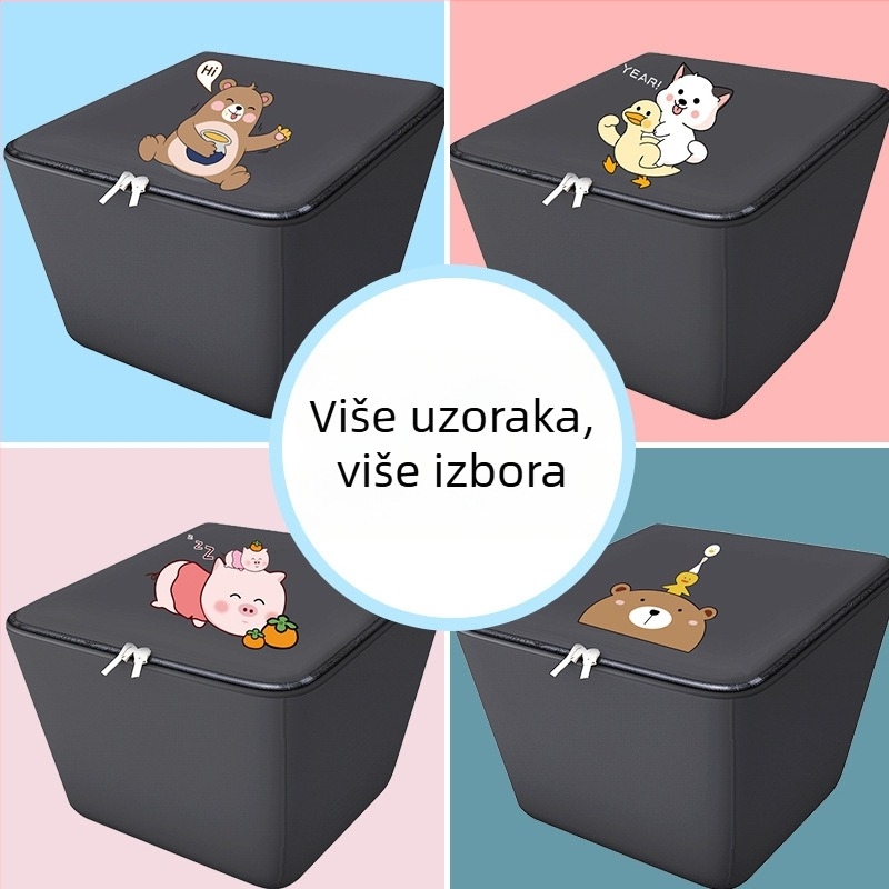 Han Pi Bear torba za košaricu električnog bicikla s prednjim vodootpornim pokrovom