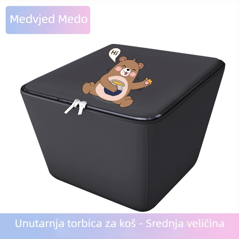 Han Pi Bear torba za košaricu električnog bicikla s prednjim vodootpornim pokrovom