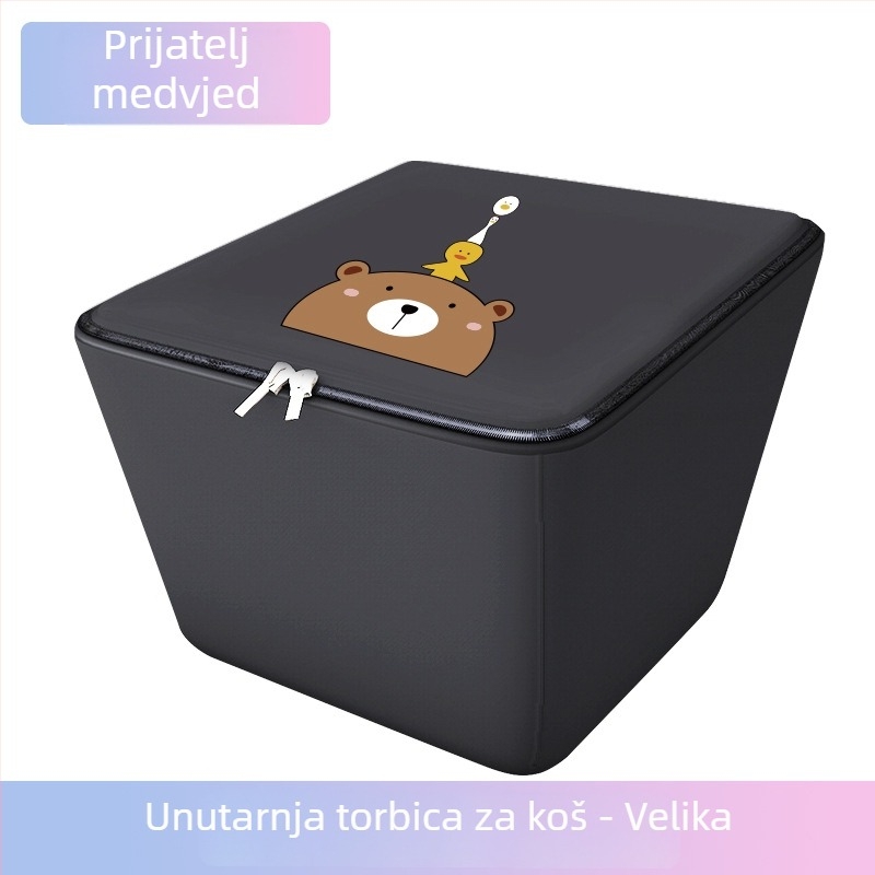 Han Pi Bear torba za košaricu električnog bicikla s prednjim vodootpornim pokrovom