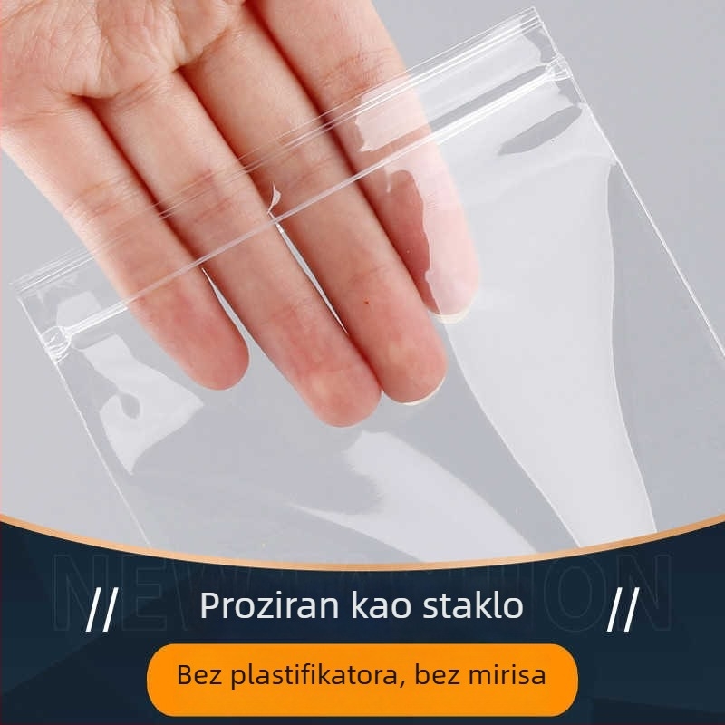 PP prozirna brtvena vrećica za nakit i ambalažu hrane – samouzatvarajuća, otporna na visoke temperature, otporna na vlagu