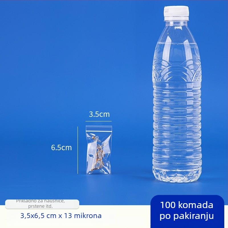 PP prozirna brtvena vrećica za nakit i ambalažu hrane – samouzatvarajuća, otporna na visoke temperature, otporna na vlagu