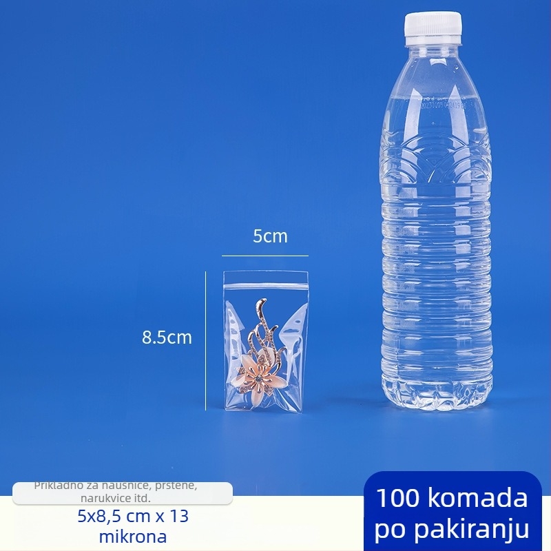 PP prozirna brtvena vrećica za nakit i ambalažu hrane – samouzatvarajuća, otporna na visoke temperature, otporna na vlagu