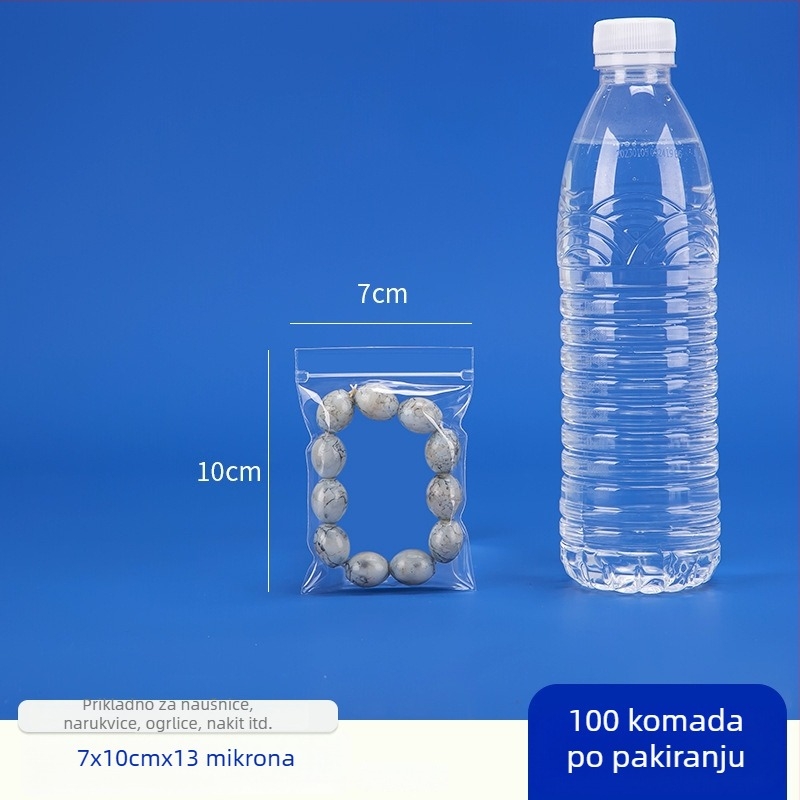 PP prozirna brtvena vrećica za nakit i ambalažu hrane – samouzatvarajuća, otporna na visoke temperature, otporna na vlagu
