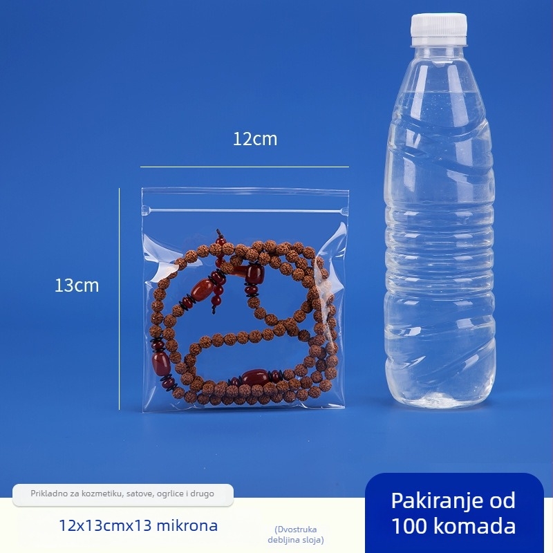 PP prozirna brtvena vrećica za nakit i ambalažu hrane – samouzatvarajuća, otporna na visoke temperature, otporna na vlagu