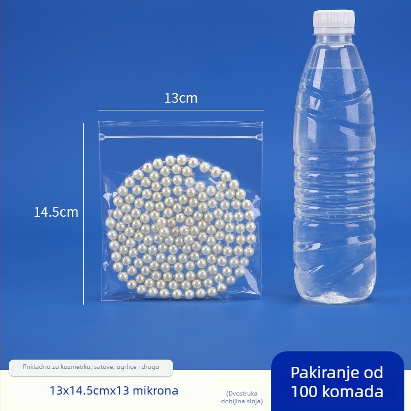 PP prozirna brtvena vrećica za nakit i ambalažu hrane – samouzatvarajuća, otporna na visoke temperature, otporna na vlagu