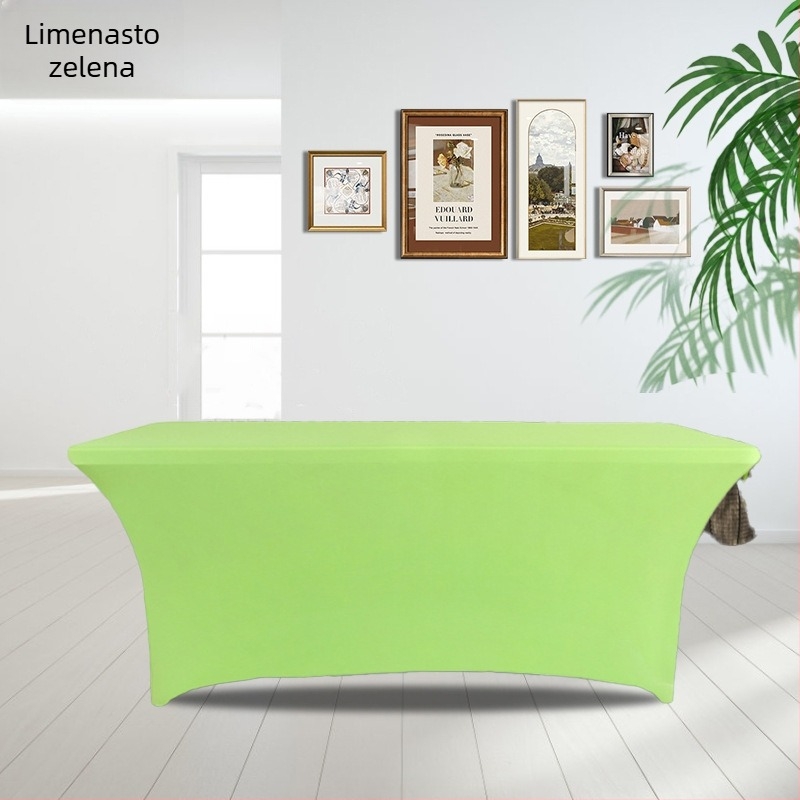 Stolnjak kvadratnog oblika, poliester, jednobojan, svadbeni/hotel stil