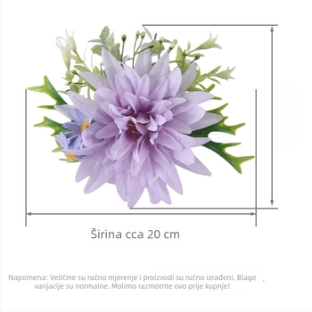 Veza za zavjese s umjetnim cvjetovima — Ming Shi, Materijal: Umjetni cvijet, Stil: Moderno minimalistički, Prilagodljivo