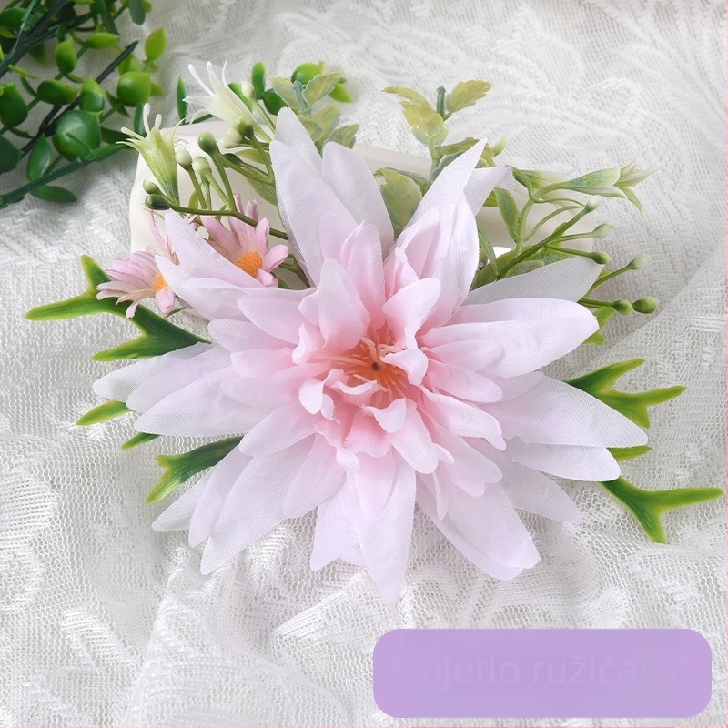 Veza za zavjese s umjetnim cvjetovima — Ming Shi, Materijal: Umjetni cvijet, Stil: Moderno minimalistički, Prilagodljivo