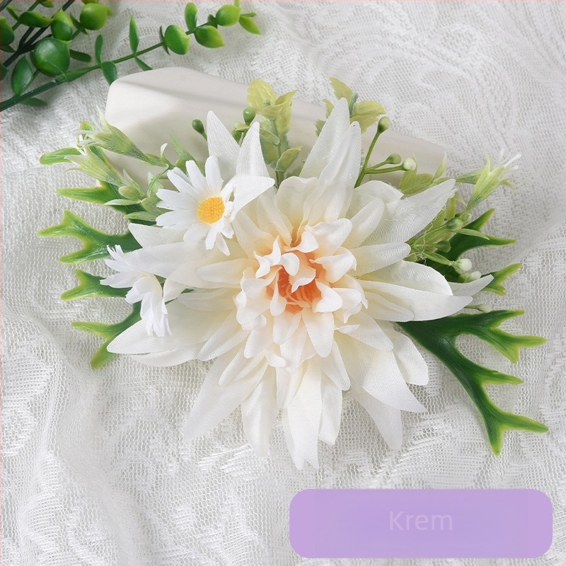 Veza za zavjese s umjetnim cvjetovima — Ming Shi, Materijal: Umjetni cvijet, Stil: Moderno minimalistički, Prilagodljivo