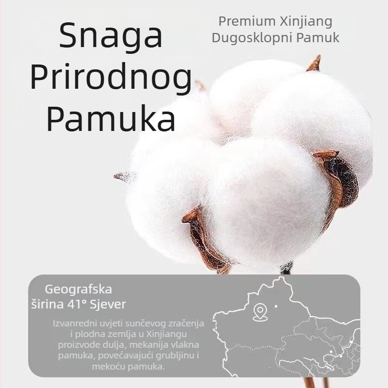 Dječji ručnik za lice od 100% pamuka, mekan i upijajući, bez vlakana (Materijal: pamuk; Težina: 80–100 g; Vrsta: ručnik za lice; Marka: Qianying)