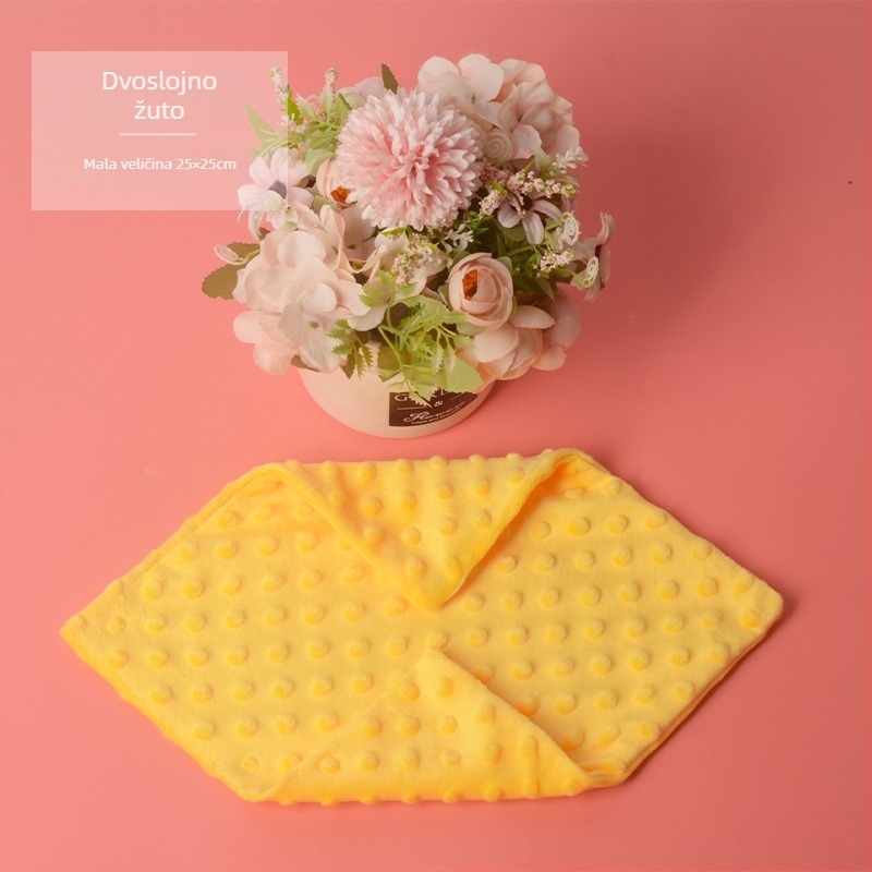 Deka od bean fleece, neuvozena, mekana i topla, uzorak glodavaca