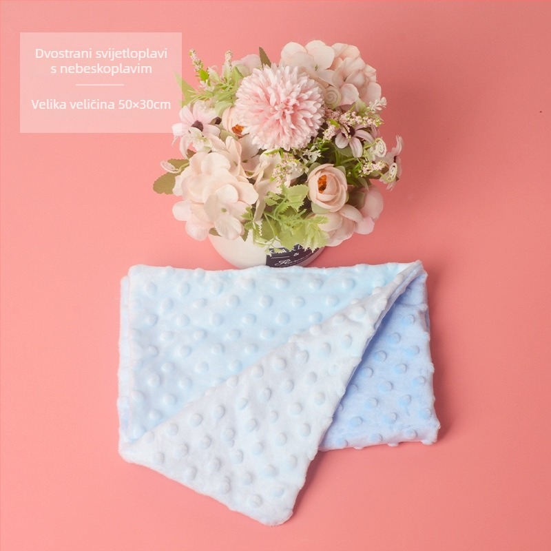 Deka od bean fleece, neuvozena, mekana i topla, uzorak glodavaca