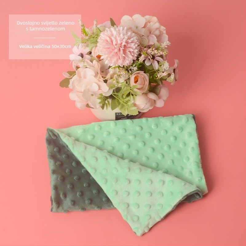 Deka od bean fleece, neuvozena, mekana i topla, uzorak glodavaca