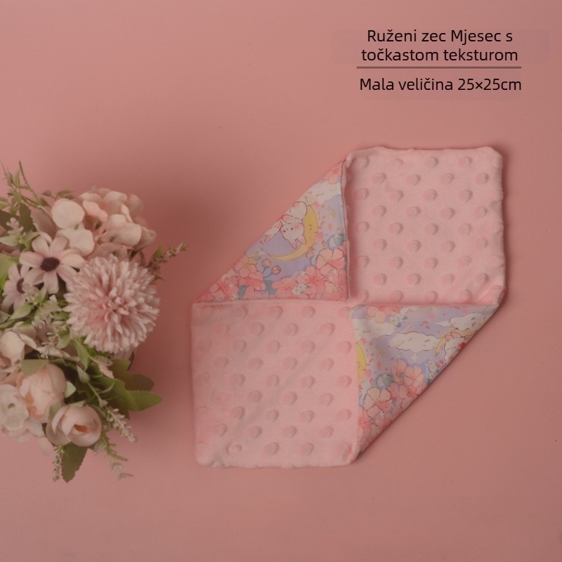 Deka od bean fleece, neuvozena, mekana i topla, uzorak glodavaca