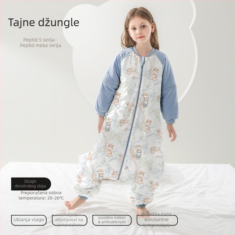 Belleptide Dječja vreća za spavanje s odvojenim nogama, sve sezone, duljina 125 cm