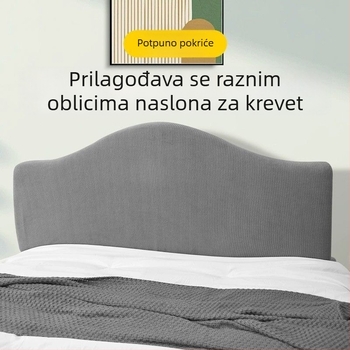 Univerzalna navlaka za uzglavlje kreveta, lukasti oblik, europski stil, flanel materijal
