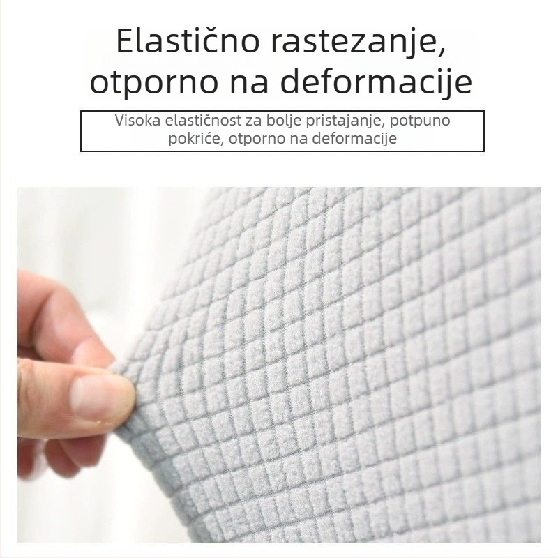 Univerzalna navlaka za uzglavlje kreveta, lukasti oblik, europski stil, flanel materijal