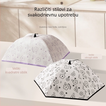 Sklopivi izolirani poklopac za povrće - Višenamjenska zaštita od prašine za vanjsku upotrebu, štit protiv insekata, materijali: PP + aluminijska folija + poliester