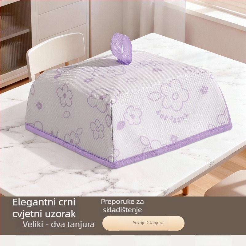 Sklopivi izolirani poklopac za povrće - Višenamjenska zaštita od prašine za vanjsku upotrebu, štit protiv insekata, materijali: PP + aluminijska folija + poliester