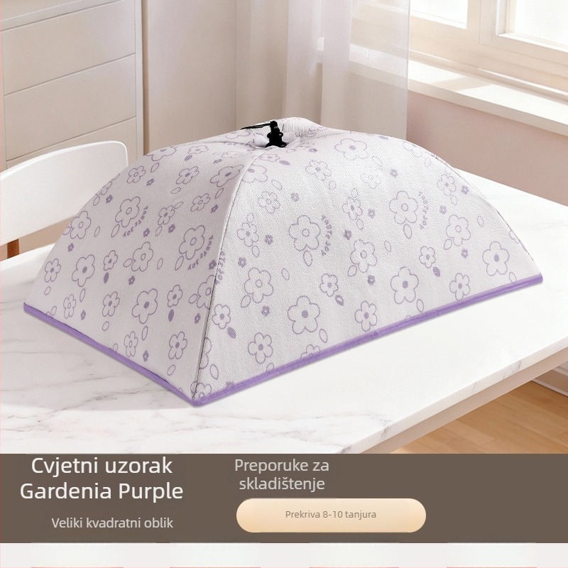 Sklopivi izolirani poklopac za povrće - Višenamjenska zaštita od prašine za vanjsku upotrebu, štit protiv insekata, materijali: PP + aluminijska folija + poliester
