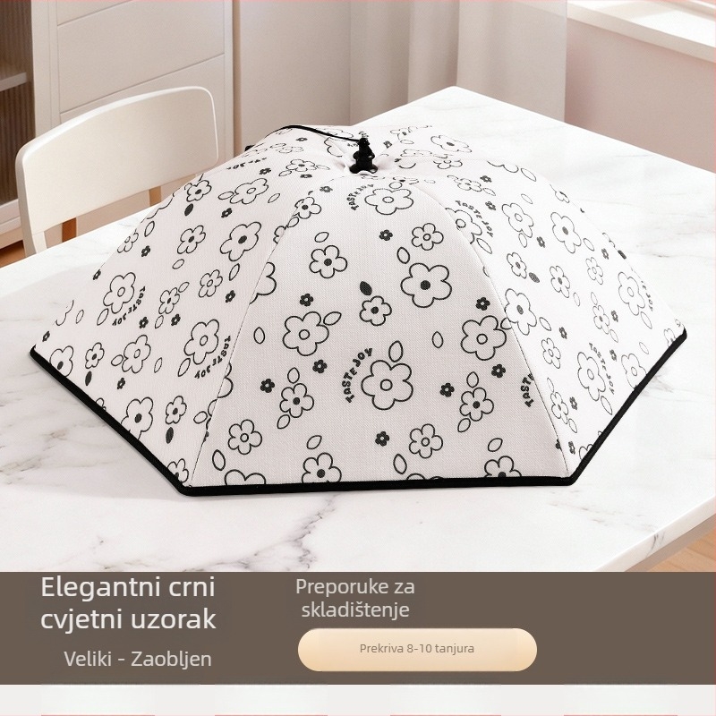 Sklopivi izolirani poklopac za povrće - Višenamjenska zaštita od prašine za vanjsku upotrebu, štit protiv insekata, materijali: PP + aluminijska folija + poliester