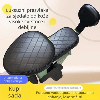 Pokrov sjedala električnog automobila od PU kože, sve sezone, ovlaštena privatna marka