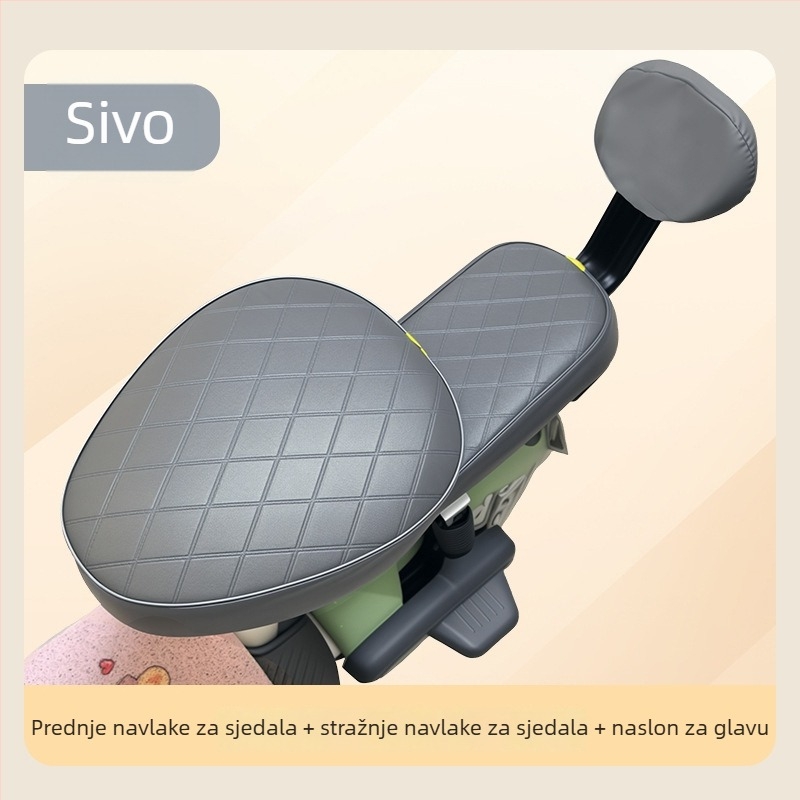 Pokrov sjedala električnog automobila od PU kože, sve sezone, ovlaštena privatna marka