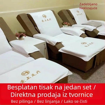 Set spa stopala za kauč: četiri dijela, protuklizne jastučnice za pedikuru i plahta za masažu kreveta