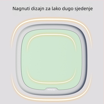 Jastuk od memorijske pjene za ured i učionicu — doily oblik, materijal svila s cvjetnim uzorkom, kompatibilan s kutnim kaučem, vjenčani stil