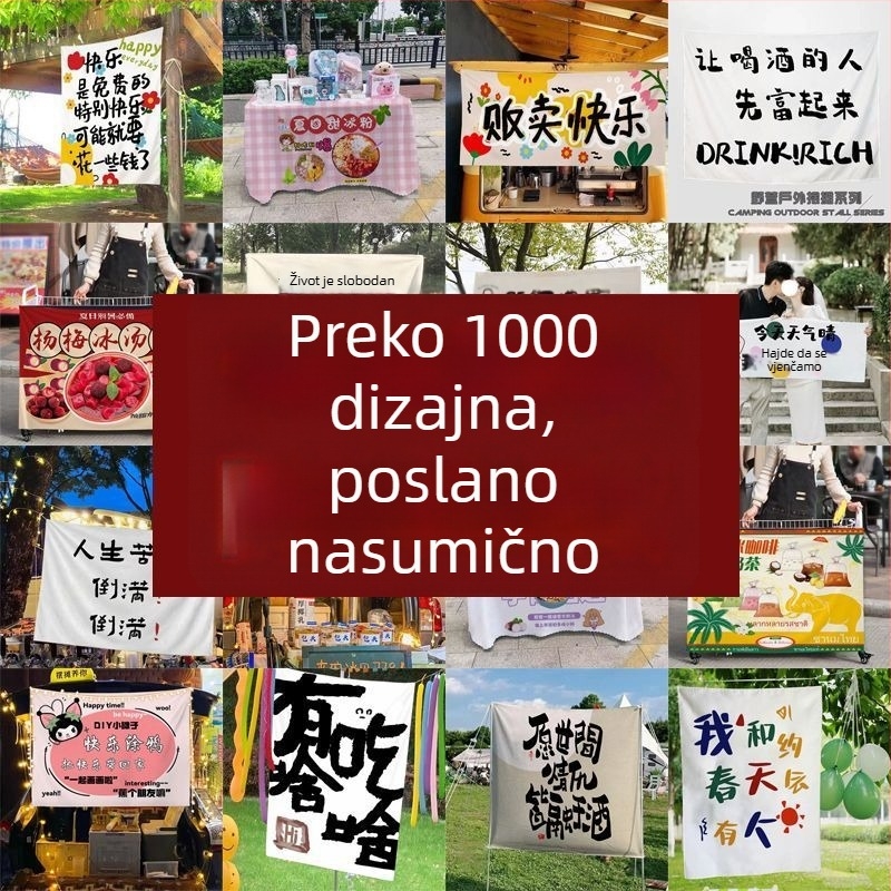Zidna tapiserija – pliš materijal, najlonska vlakna (polyamid) 41–50%, novi kineski stil, strojno pranje