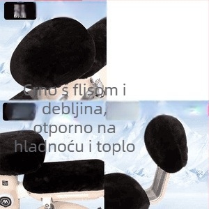 Zimska navlaka za sjedalo električnog bicikla, pamuk, bez punila, bez loga