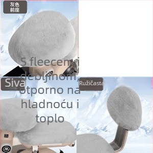 Zimska navlaka za sjedalo električnog bicikla, pamuk, bez punila, bez loga