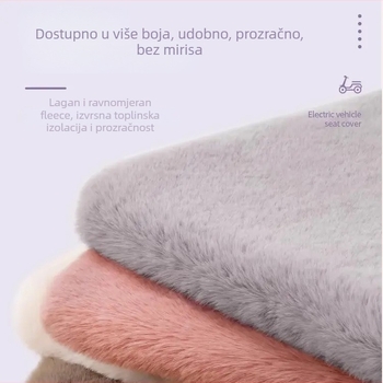 Zimska navlaka za sjedalo električnog bicikla, pamuk, bez punila, bez loga