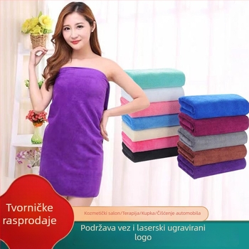Kupaonska krpa od superfinih vlakana za spa i hotele, upijajuća, bez ispada vlakana, 300–400 g/m²