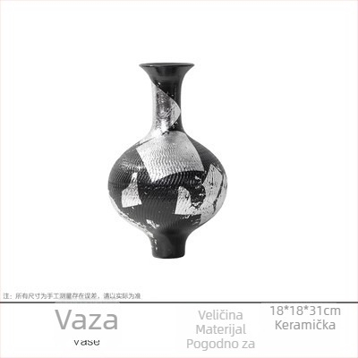 Keramička vaza, kineskog stila; materijal: keramika; kategorija: vaza; stil: kineski.