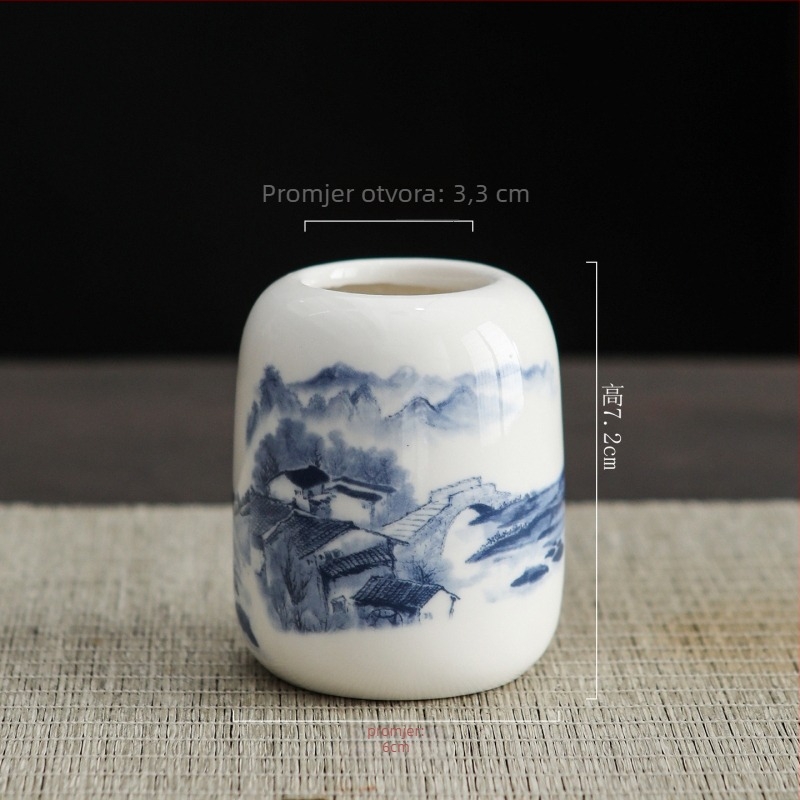 Porcelanska vaza u kineskom stilu za stolnu dekoraciju; Materijal: porcelan; Kategorija: vaza; Pakiranje: kartonsko pakiranje; Pokloni: vjenčanje, rođendan, diplomski, preseljenje