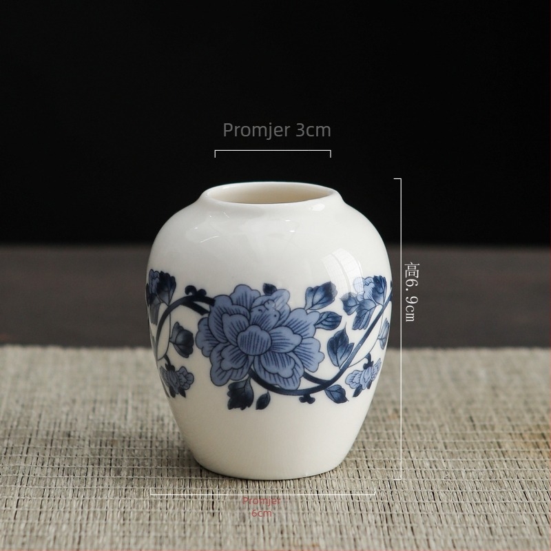 Porcelanska vaza u kineskom stilu za stolnu dekoraciju; Materijal: porcelan; Kategorija: vaza; Pakiranje: kartonsko pakiranje; Pokloni: vjenčanje, rođendan, diplomski, preseljenje