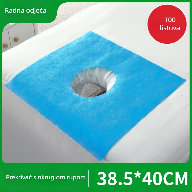 Jednokratna krpa od netkanog materijala za lice i masažne stolove – debela, jednobojna, za salone ljepote i masaže