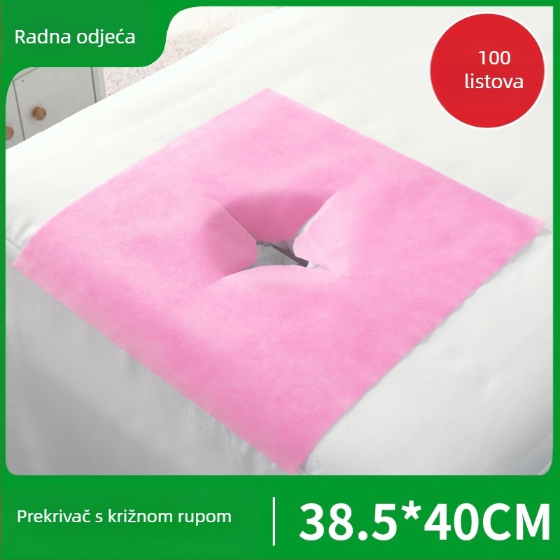 Jednokratna krpa od netkanog materijala za lice i masažne stolove – debela, jednobojna, za salone ljepote i masaže