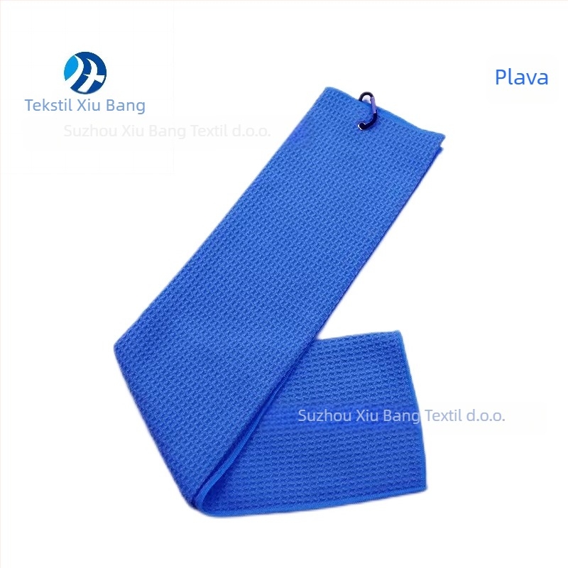 Sportski ručnik od superfinih vlakana, 400 g, brzo upijanje 0–5 s, s tiskanim logom.