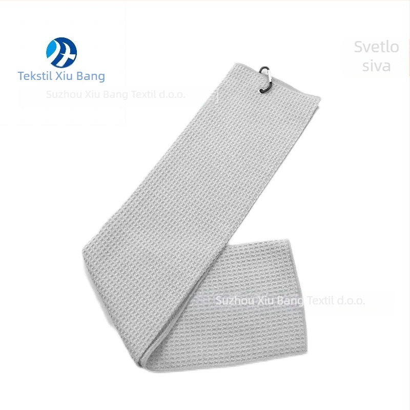 Sportski ručnik od superfinih vlakana, 400 g, brzo upijanje 0–5 s, s tiskanim logom.